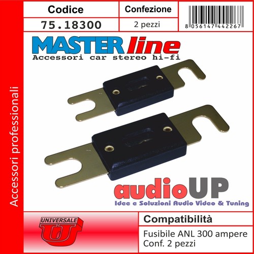 Chanzon Fusibile ANL 200A Placcato Oro – Confezione Da 5 Pezzi Per Protezione Batteria