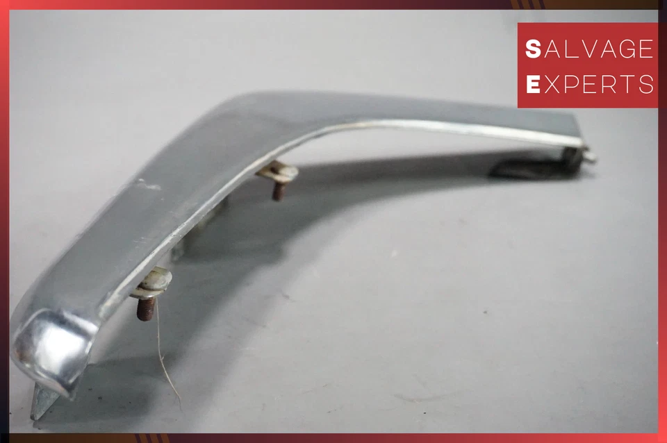 Parachoques delantero izquierdo pasajero Jaguar XJS 1990-1996 N/S hoja cromada borde de esquina Foto 3 de 4