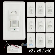 10pcs Auto On/Off Infrared PIR Occupancy Vacancy Motion Sensor Light Lamp Switch
