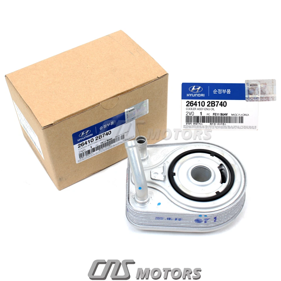 ⭐GENUINE⭐ Engine Oil Cooler for Hyundai Elantra Kona Sonata Tucson Veloster 1.6L Foto 2 de 4