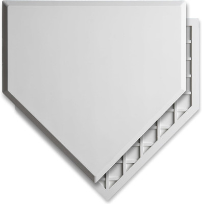 Baseball & Softball Home Plate - Heavy-Duty Rubber Throw down Base