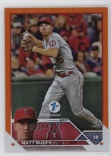 2023 Topps Series 1 1st Edition Orange Foil 18/75 Matt Duffy #274 0nr3