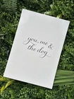 You Me and The Dog A4 Home Decor Print Dog Wall Art Christmas Birthday