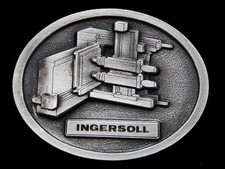 KE31133 REALLY NICE VINTAGE 1970s  INGERSOLL  COMPANY PEWTER BELT BUCKLE