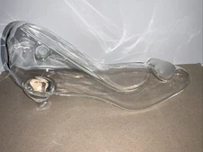 Crystal Clear Glass Slipper Shoe Decanter Bottle With Stopper By Wine Savant