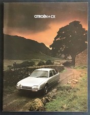 CITROEN CX RANGE Sales Brochure Sept 1978 Diesel GTi Safari Familiale Prestige