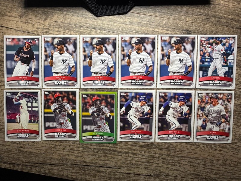 2025 Topps Hobby Night Lot Including Green Elly & James Wood RC