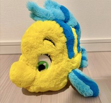 Disneyland The Little Mermaid Flounder Plush Doll Tokyo Disneysea Resort Japan
