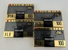 Lot of 4 Maxell XLII 100 High Bias Blank Cassette Tapes Type II Sealed NOS