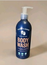 Hand in Hand Almond Crème Body Wash Sustainable Suds 10 floz 2 Pack MADE IN USA