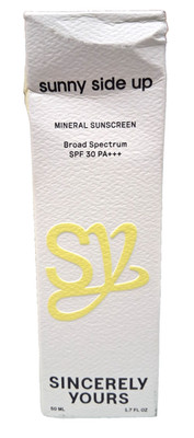 Sincerely Yours - Sunny Side Up Mineral Sunscreen SPF 30, 50 ml, Free Delivery!