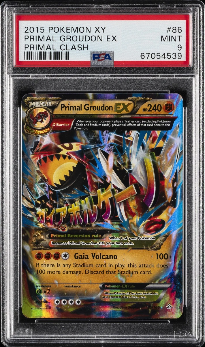 Pokémon TCG Primal Clash Grade 9 Individual Collectible Card Game