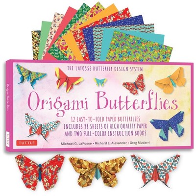 Origami Butterflies Kit: The LaFosse Butterfly Design System - Kit Includes 2 Or