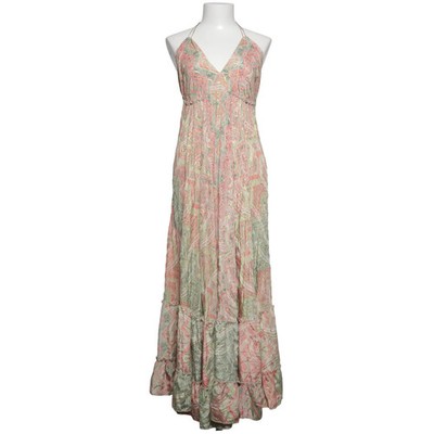 Cherish, Maxikleid, Größe: ONE SIZE, Grün/Pink/Mehrfarbig, Seide, Paisley #Dun