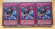 (3x) Yugioh - A Hero Emerges - DP1-EN025 - First Edition - LP
