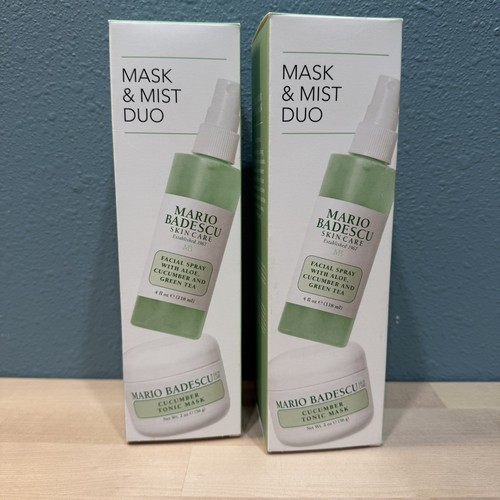 Mario Badescu Mist & Mask Duo Gesichtsspray mit Aloe & Gurke Tonic Maske 2in1 - Bild 1 von 6
