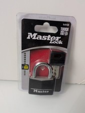 Master Lock 1-5/16" H X 1/2" W X 1-9/16" L Vinyl Covered Double Locking Padlock