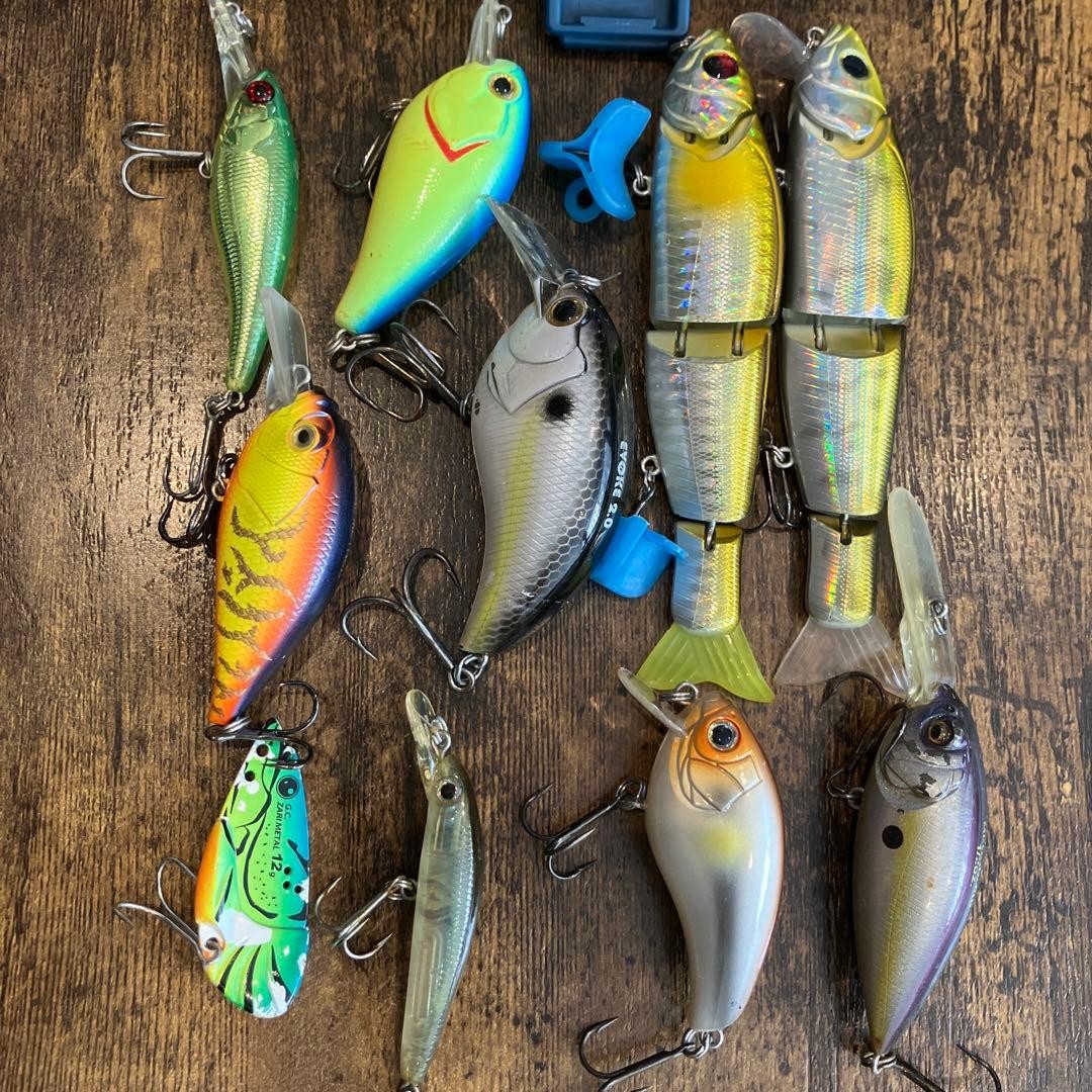 Cbait main set of 27, Small rubber jig set of 10, hooks, and sinker set - Image 2