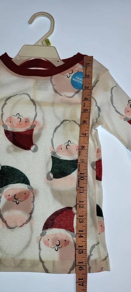 Carter's Conjunto Pijama Niños Algodón Navidad Blanco Talla 4 Papa Noel Foto 4 de 4