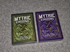 Mythic Kingdoms Limited Edition Playing Cards Set (Pair) - New (Opened) 