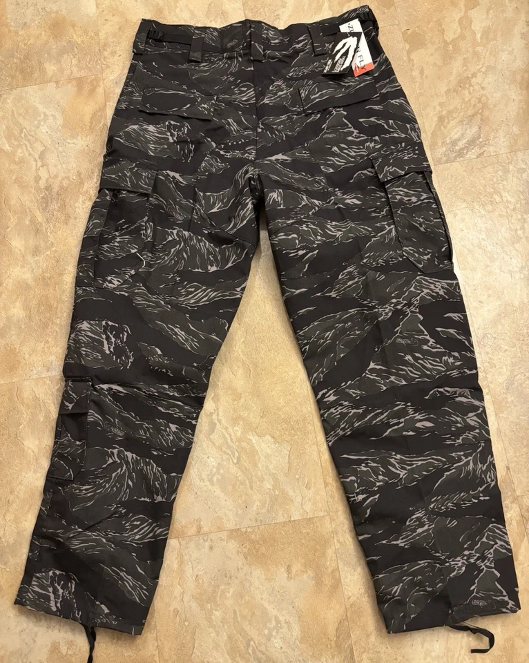 Tru-Spec Pants Tiger Stripe Camo Military BDU Men’s Size Large Regular NWT - Image 2 of 4