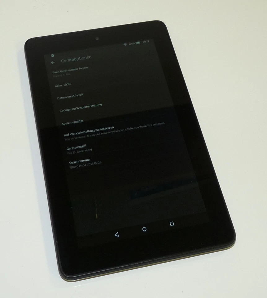 Amazon Fire-Tablet 5. Generation, 8 GB, WLAN, 7 Zoll - Schwarz - Bild 2 von 4