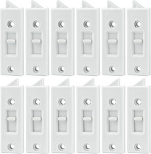 12 Pcs Window Latch Locks Spring Loaded Window Tilt Latch Replacement Part by ,V