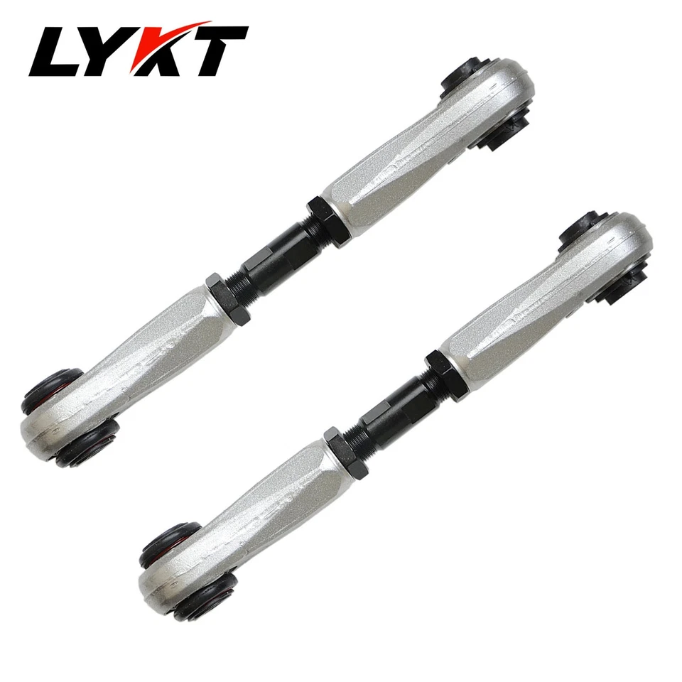 LYKT 2pcs Rear Adjustable Camber Arms for BMW335/330/328/325/135/128/M3/X1 13-15 Foto 4 de 4