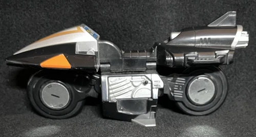 Vintage 1997 Bandai Power Rangers In Space Black Galaxy Glider Motorcycle