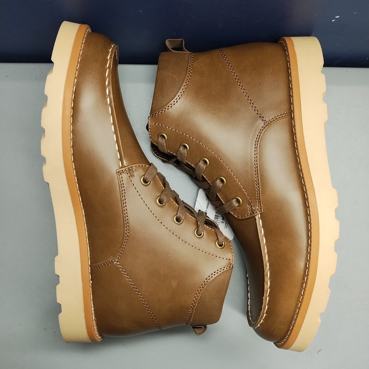 Mutual Weave Drew Ankle Boots Mens US Size 9M Brown 