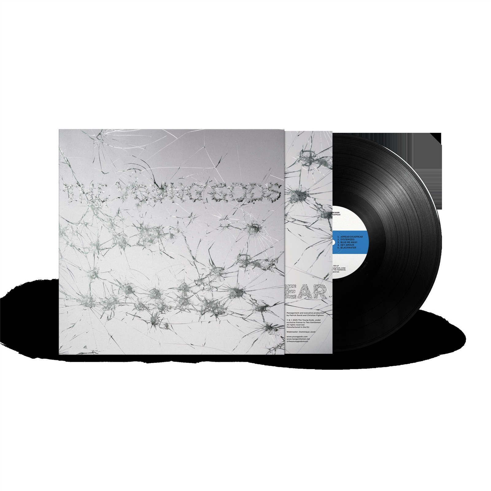 THE YOUNG GODS Appear Disappear LP BLACK VINYL+CD 2025