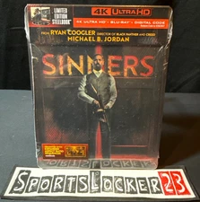 Sinners Steelbook 4K Ultra HD + Blu-ray + Digital Copy Horror FAST SHIP IN HAND