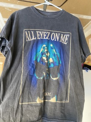 2Pac Vintage 90s Rap Tee All Eyes On Me Tupac Memorial Shirt, Size M