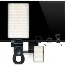 Bright Webcam Mount Light  Adjustable LED Lighting for Streaming, Content Making