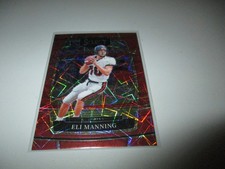 Eli Manning 2022 Panini Select Draft Picks Concourse Red Lazer Prizm #91