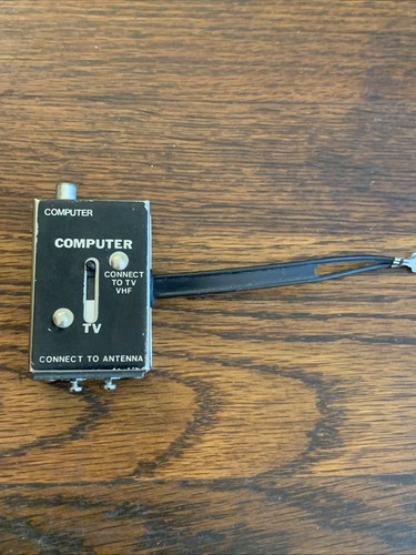 Vintage TV/Spiel/Computer RF Switch Box Adapter für Atari 2600 Coleco andere - Bild 1 von 4