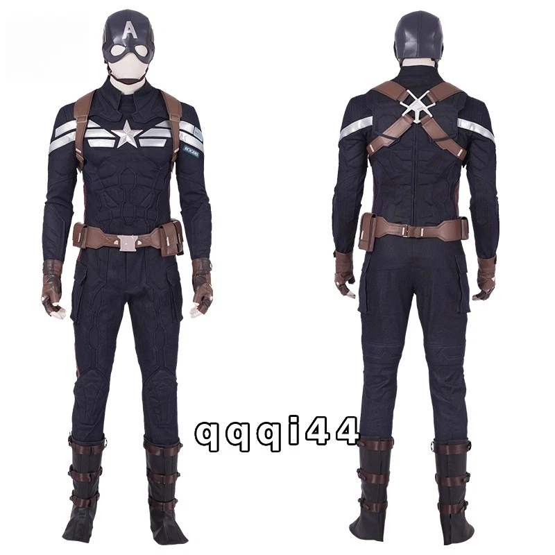 Disfraz de Cosplay Capitán América 2 Vengadores Soldado de Invierno Steve Conjunto Completo Foto 2 de 4