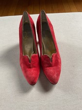 Vintage Salvatore Ferragamo Women Suede Heel 7AAAA 3" heel