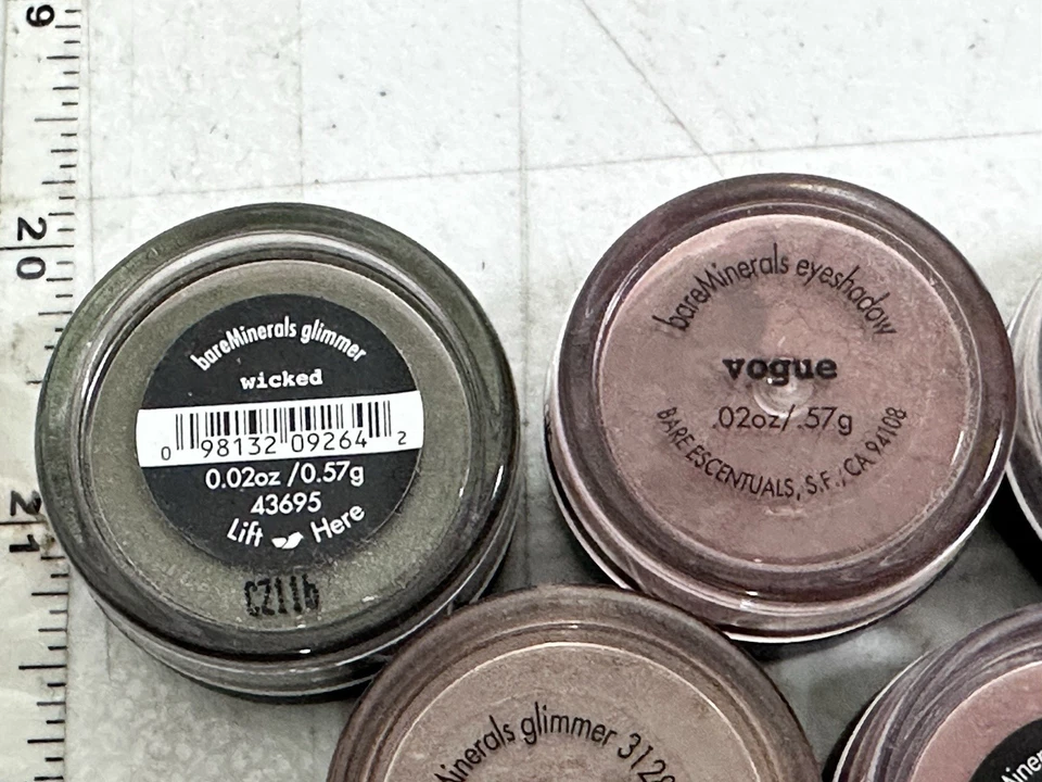 bareMinerals i.d. Loose Mineral Eye Color Lot 5 Wicked Vogue Gal Pal Pacific Hei - Image 3 of 4
