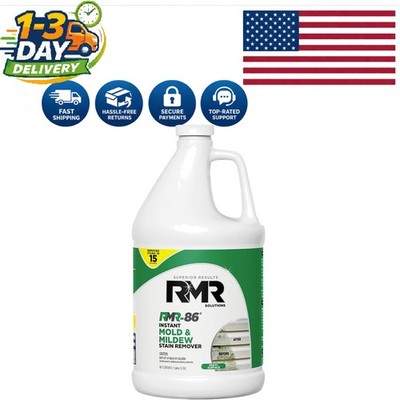 RMR-86 Instant Mold and Mildew Stain Remover Spray - 128 Fl Oz, No Scrub Needed