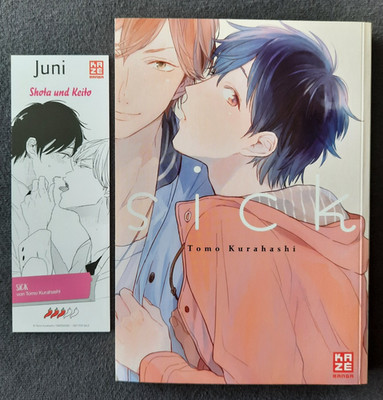 Sick, One-Shot Manga + Lesezeichen (Tomo Kurahashi) Boys Love