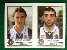 CALCIATORI 2001-2002 01-02 n 591 SIENA BALZARETTI PASSONI , Figurina Panini NEW