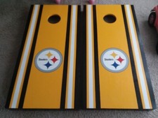 Cornhole Boards Pittsburgh Steelers 3/4in Oak