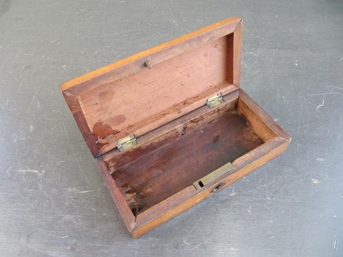 Small Antique Pen Box - Picture 2 of 9