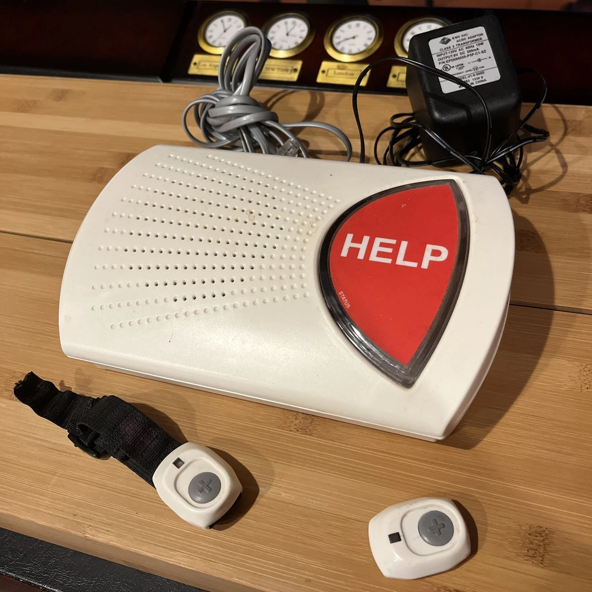 Used Bay Alarm Medical Alert System Fall Alarm And Two Pendants 2 Protection