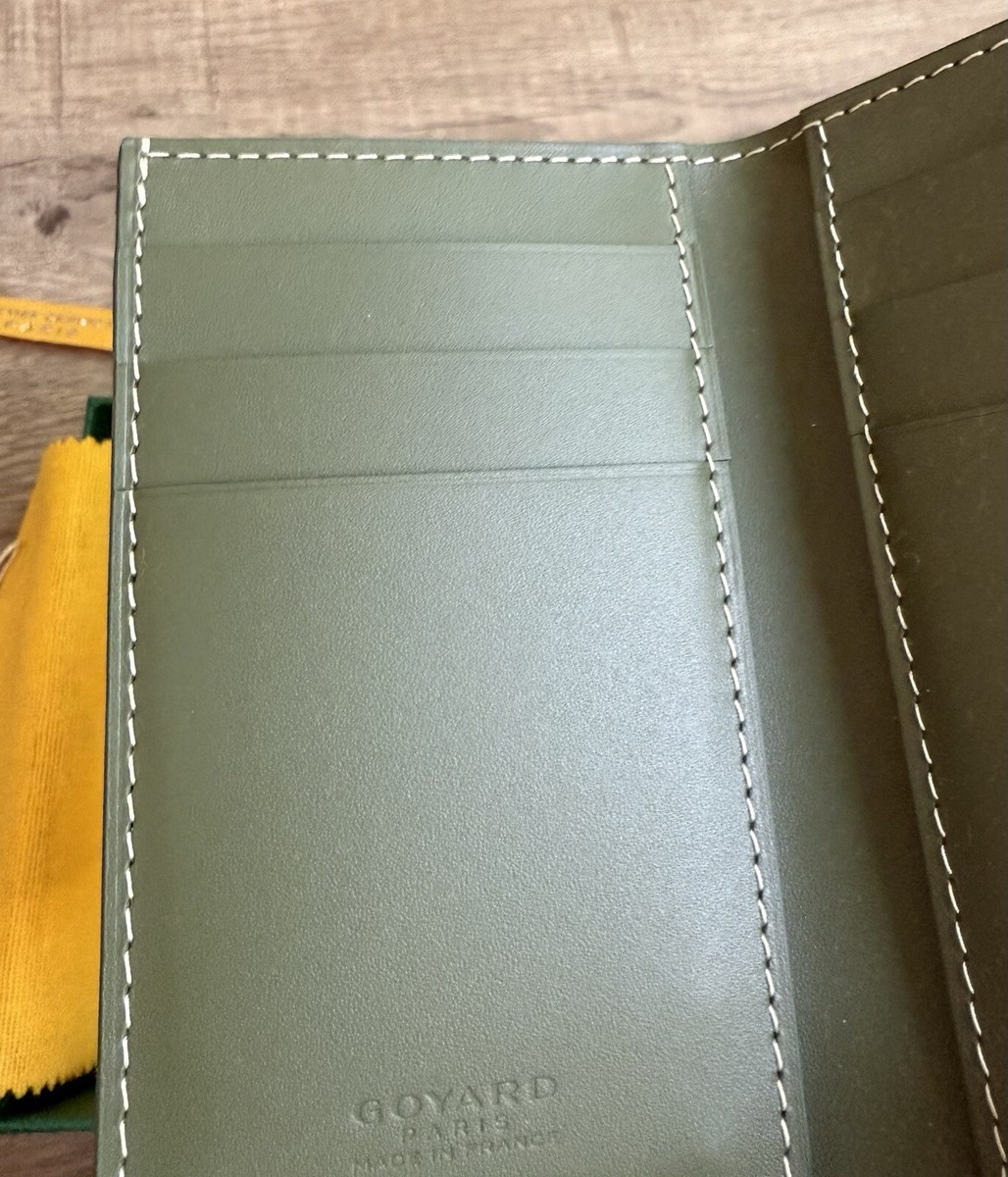 New Goyard Khaki Green Acres Saint Pierre Card Holder Limited