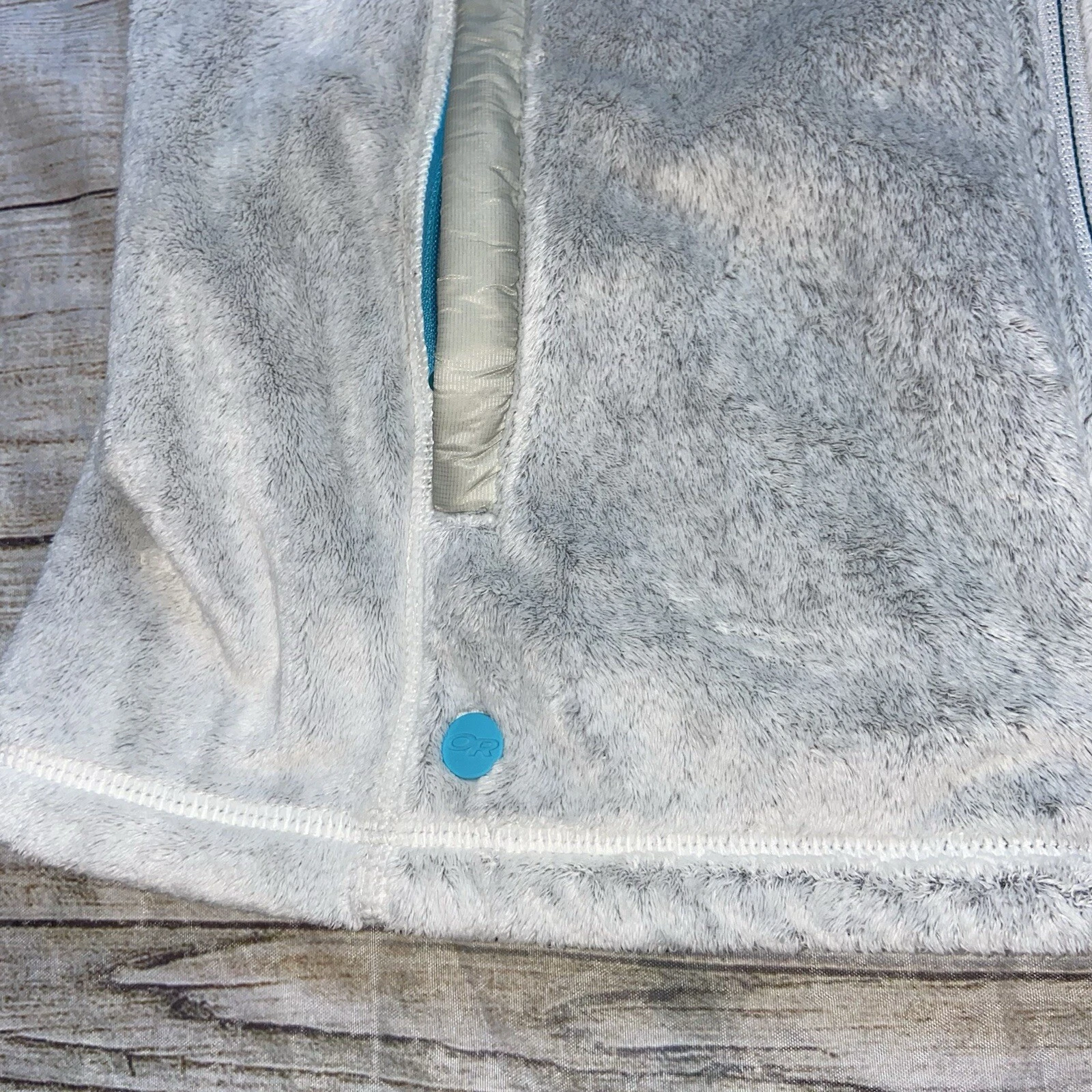 outdoor-research casia hooded high pile fleece fitted jacket