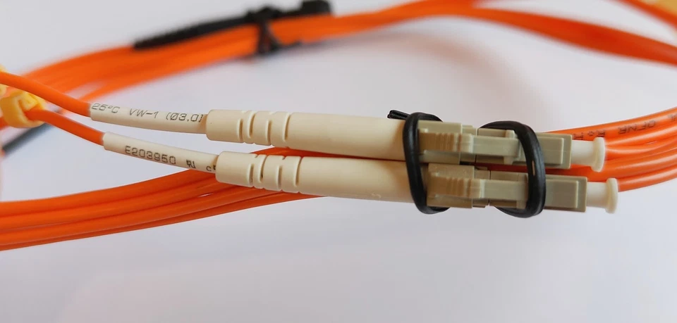 Corning Fiber Optic Jumper Cable MTRJ-LC-MM-R-7, Multi Mode, Duplex -7' Tested - Image 3 of 4