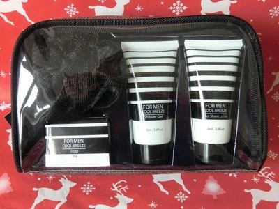 Accentra for Men - Kosmetiktasche Duschgel After-Shave Geschenkset Körperpflege