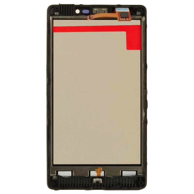 Цифровой преобразователь для Nokia 820 Lumia черный передняя оконная панель запасная часть ремонт - Изображение 2 из 2